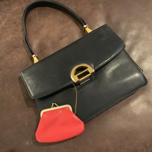 VTG Koret Black Leather Purse - Picture 5 of 8